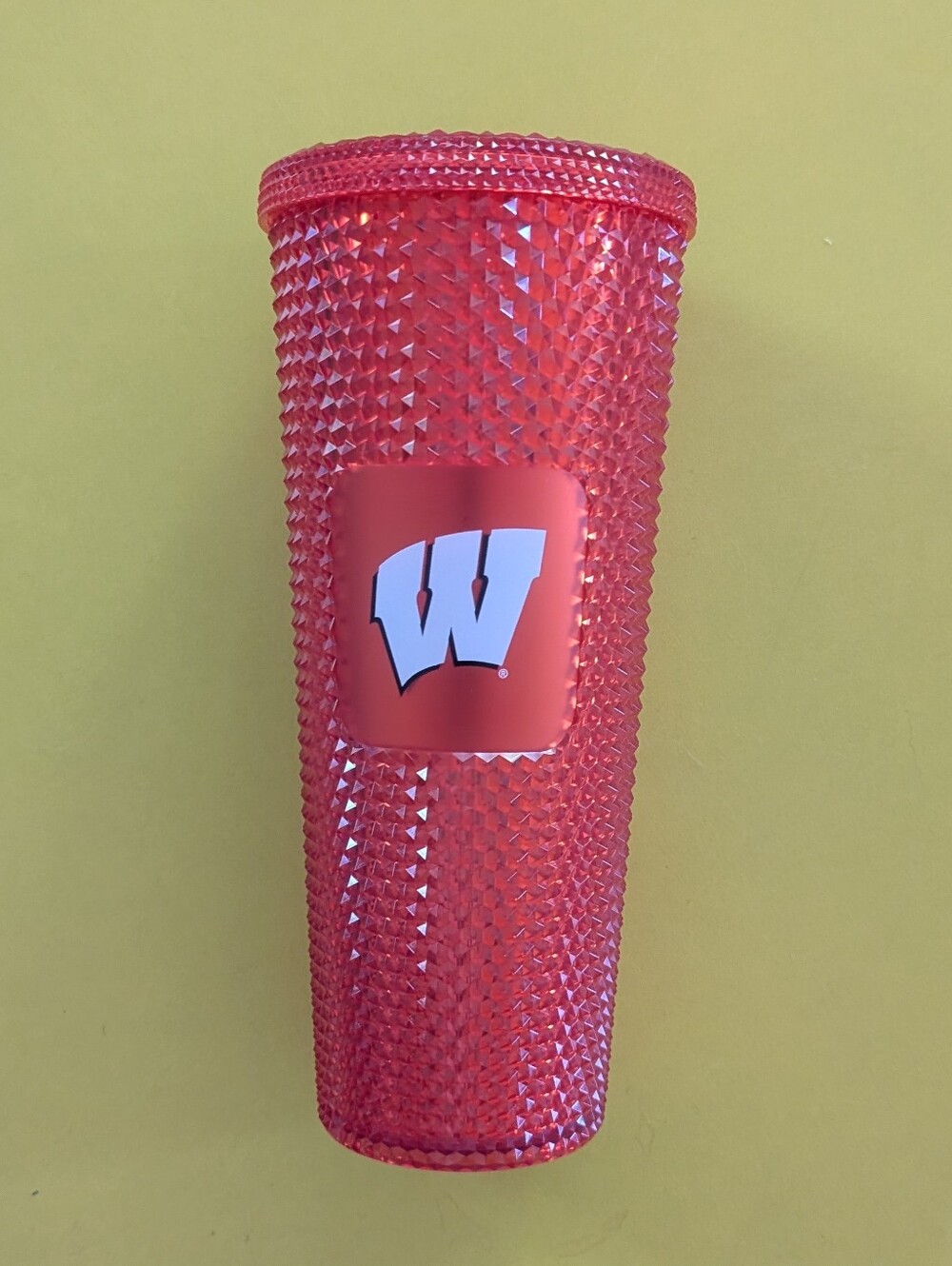 Starbucks X University of Wisconsin Logo Red Studded 24oz Venti Tumbler β¨